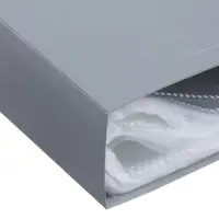 Папка с 100 вкладышами А4, 700 мкм, Calligrata, текстура &laquo;песок&raquo;, корешок 40 мм, серая