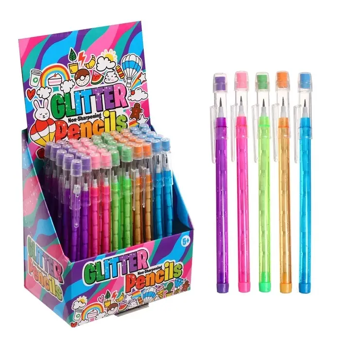 Карандаш секционный &laquo;Флюор&raquo;, НВ, с ластиком, МИКС