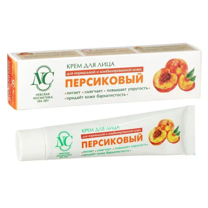 Крем для лица &laquo;Невская косметика&raquo;, персиковый, питание, смягчение, повышение упругости, 40 мл