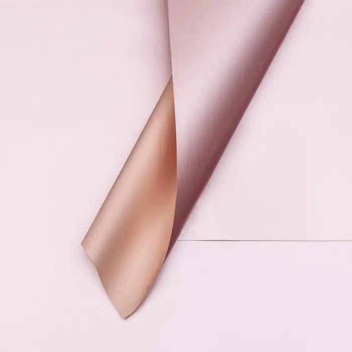 Пленка для цветов, пыльная роза, 57 см × 57 см Пленка для цветов, пыльная роза, 57 см × 57 см