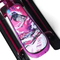 Снегокат &laquo;Ника-джамп&raquo; slalom, бордовый, сиреневый, СНД1/SL Nika Kids