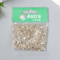 Рубка стекло "Астра" 20 г, 1,8-2,1 мм, серебро