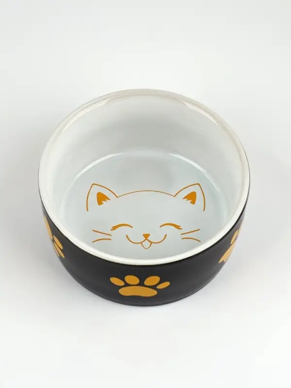 Миска керамическая &laquo;Веселый котик&raquo;, 200 мл, 10.5&times;9.5&times;5 см
