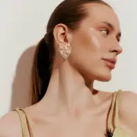 Серьги с жемчугом &laquo;Грейс&raquo; сердечки, цвет белый в золоте