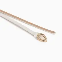 Ремень жен 01-01-01-07, Июнь2514, 1*0,3*110 см, без винта, пряж золото, затяж, белый Ремень жен 01-01-01-07, Июнь2514, 1*0,3*110 см, без винта, пряж золото, затяж, белый