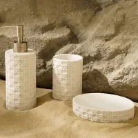 Аксессуары для ванной SL Home, 3 предмета, дозатор, мыльница, стакан