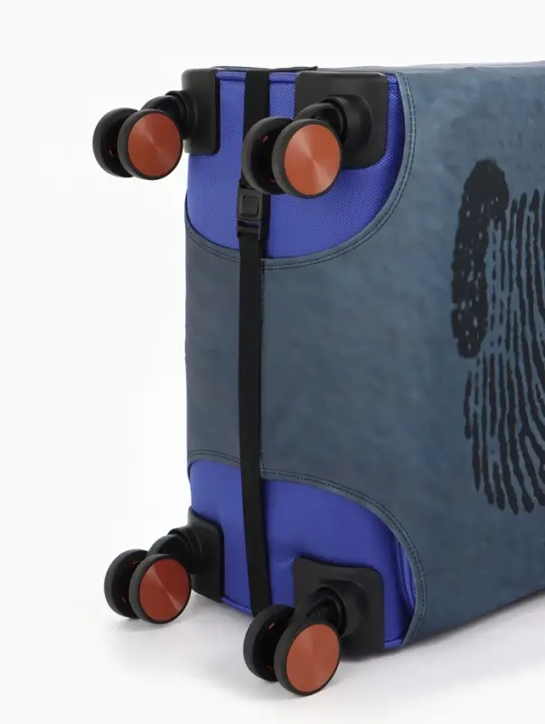 Чехол для чемодана &laquo;Кот&raquo;, 28", синий