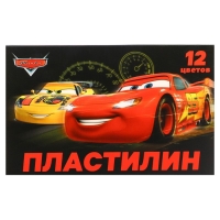 Пластилин 12цв 180г Тачки