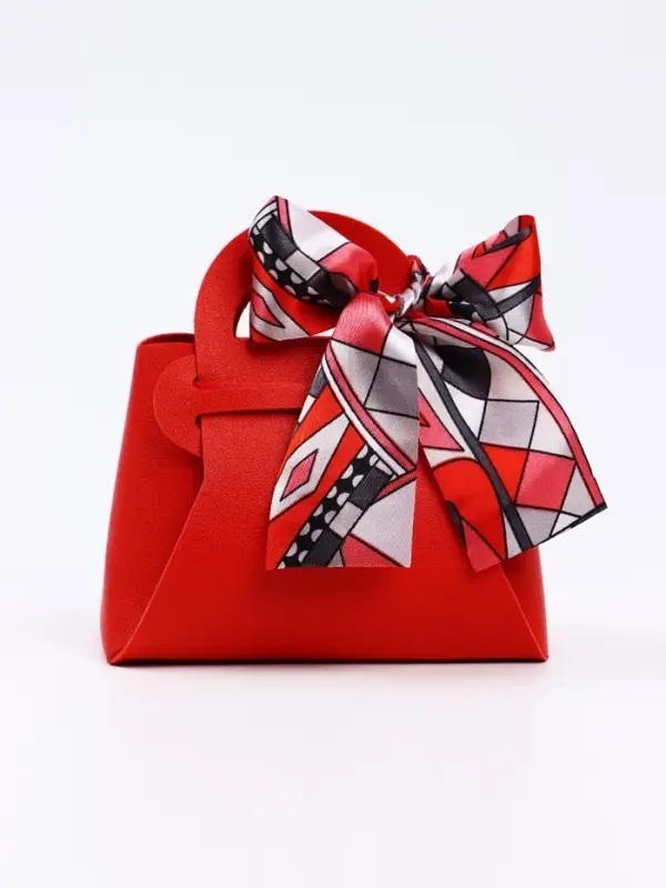 Сумочка подарочная &laquo;Красная&raquo;, 12 х 13 х 5,5 см