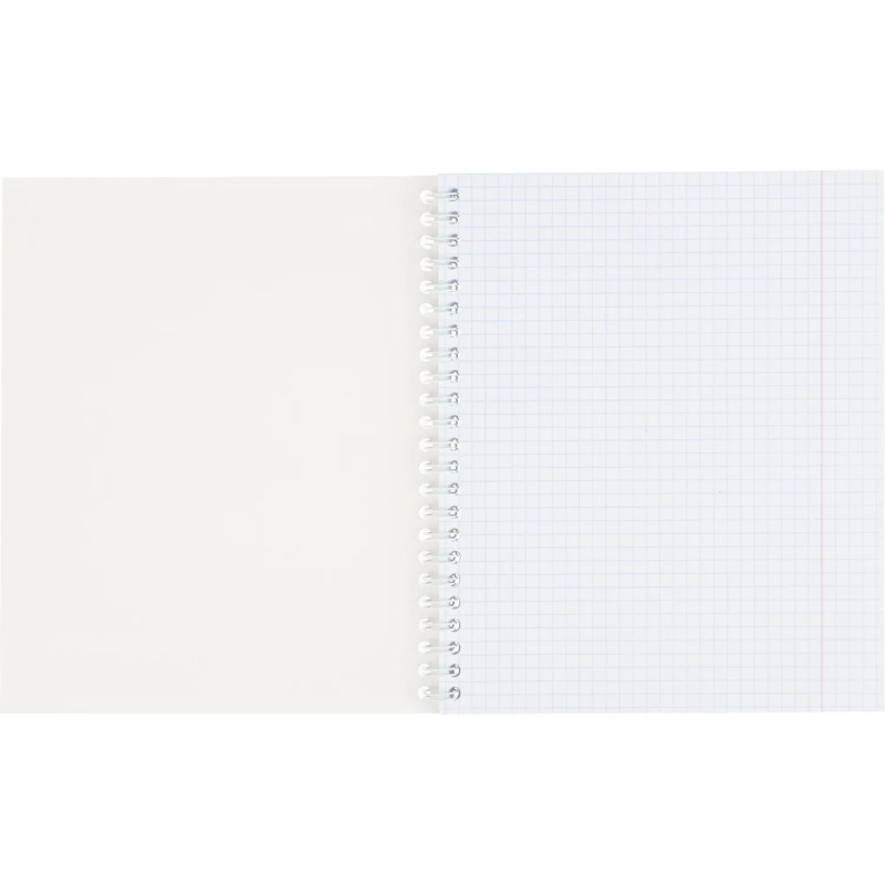 Тетрадь общая А5 80л Attache Акварель гребень картон розовый