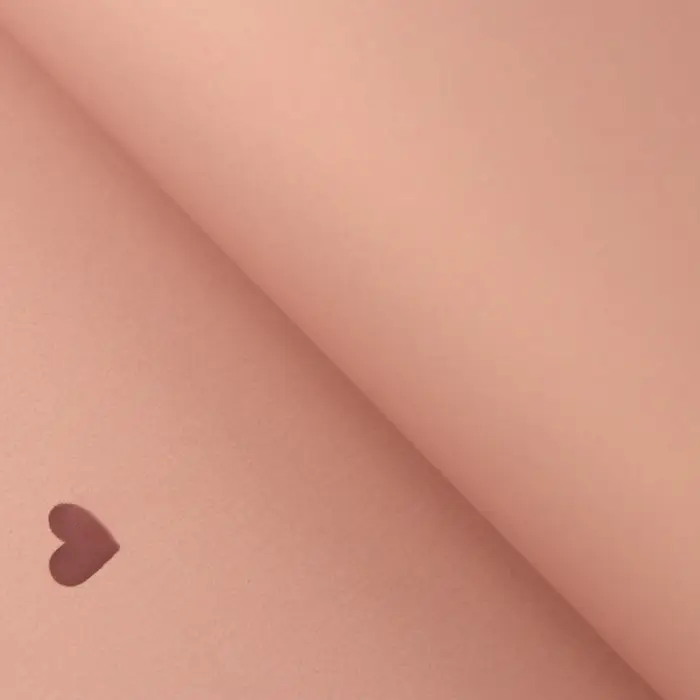 Пленка для цветов и букетов, в листах, 57×57 ±1 см, «Сердечки», пудра темная, 65 мкм