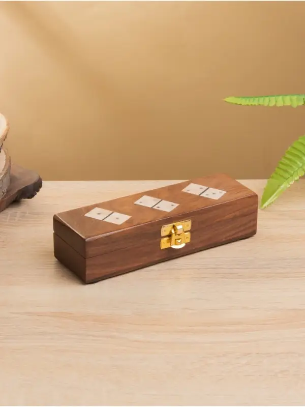 Настольная игра &laquo;Домино&raquo;, 17.5&times;5.5&times;4.5 см, дерево шишам, кость