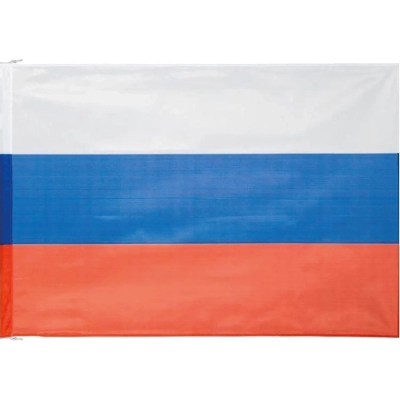 Флаг РФ 225х150 см, уличный, флажная сетка
