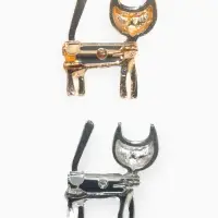 Брошь &laquo;Кошечка&raquo;, с цветком, МИКС