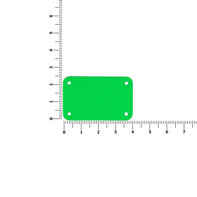 Лейбл из ПВХ Kreta, S, зеленый неон Лейбл из ПВХ Kreta, S, зеленый неон