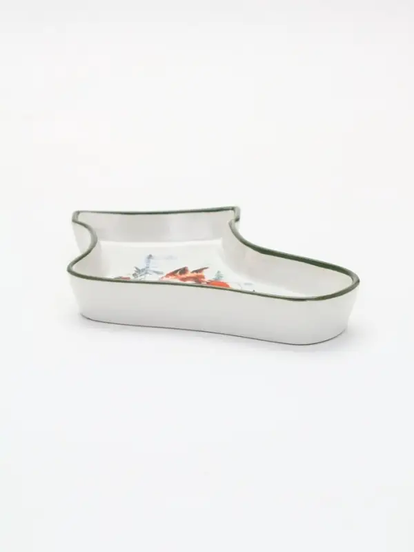 Блюдо новогоднее &laquo;Лисичка&raquo;, 20&times;15.5&times;3 см, ручная работа