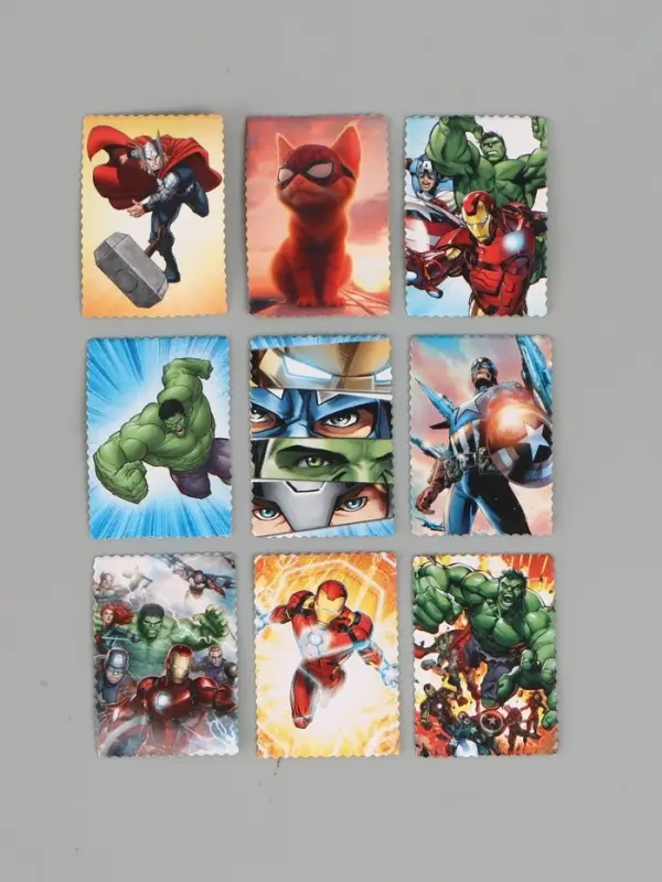 Наклейки для подарков &laquo;Супергерои&raquo;, 42 штуки в коробке, 3 &times; 4 см