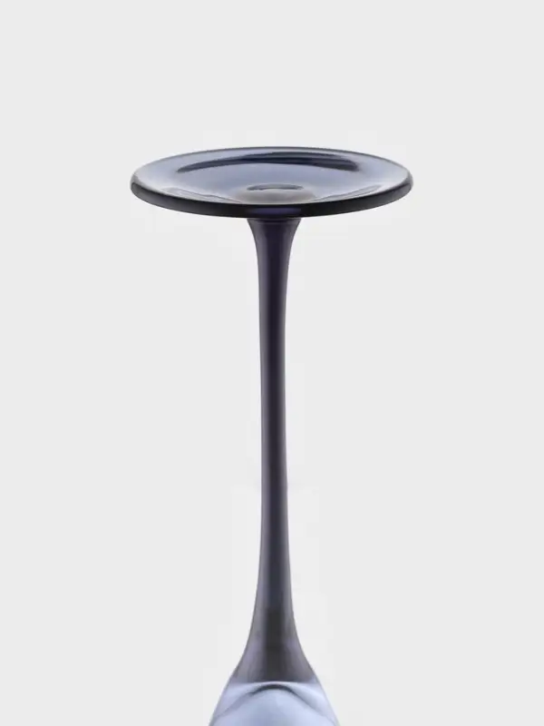 Набор бокалов для шампанского Magistro &laquo;Иллюзия&raquo;, 160 мл, 6 шт., 5.5&times;27.5 см, синие ножки, прозрачные