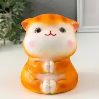 Копилка "Кот Дзен" рыжий, 16х14х14,5 см Копилка "Кот Дзен" рыжий, 16х14х14,5 см