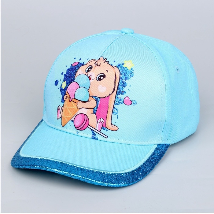 Кепка детская для девочки My sweety, голубая, р-р, 52-54 Кепка детская для девочки My sweety, голубая, р-р, 52-54