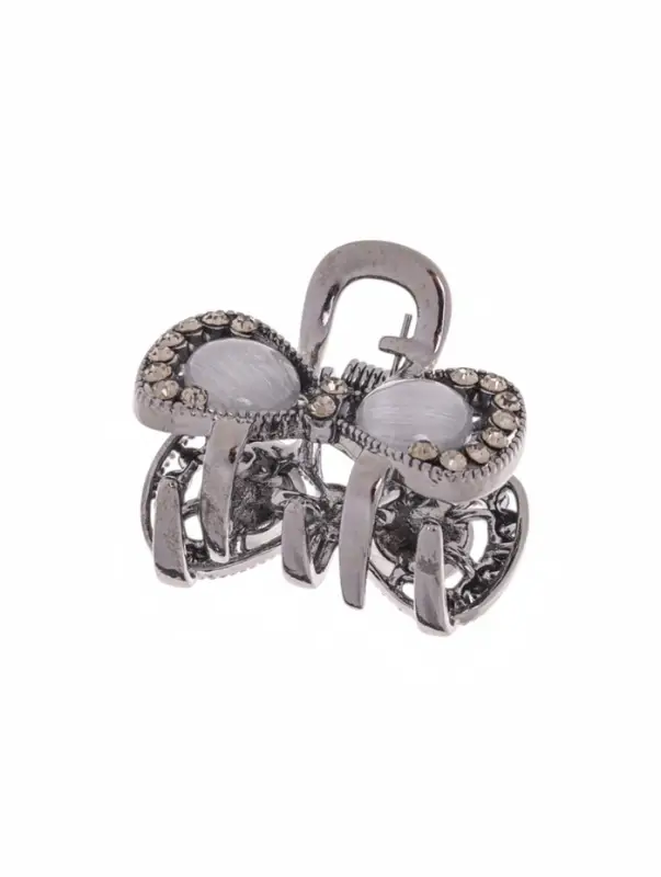 Крабик для волос &laquo;Ширли стиль&raquo;, бант, 2.5 см, чёрный