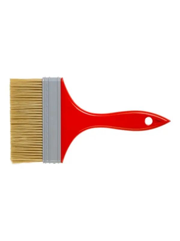 Кисть плоская ЛОМ промо, искусственная щетина, пластиковая рукоятка, 5", 125 мм