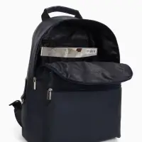 Рюкзак городской TEXTURA на молнии с карманом, размер 30&times;17&times;42 см, тёмно-синий