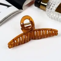 Краб для волос «Милица», петля, 10.5 см, МИКС