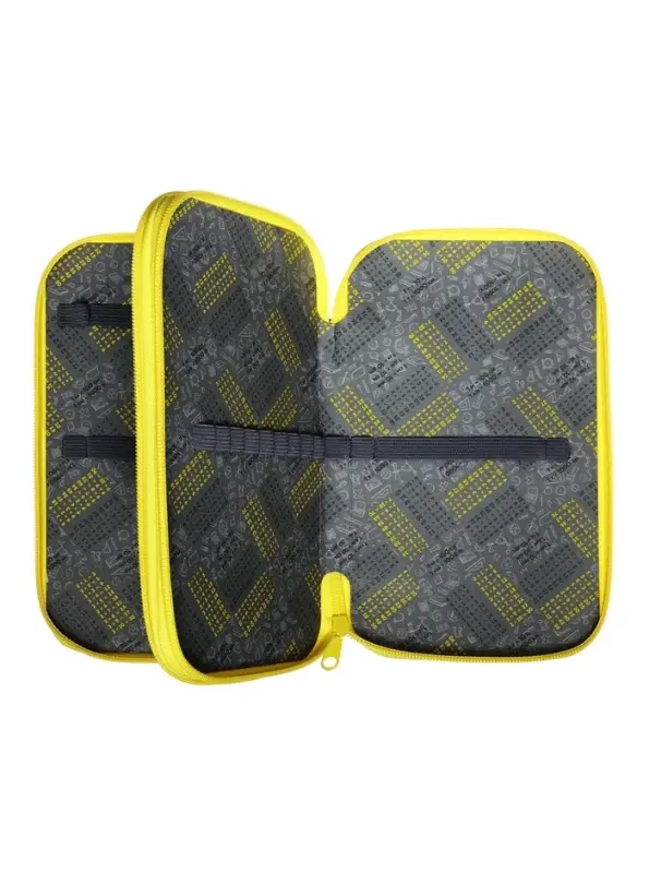 Пенал школьный, 2 секции, 12.5&times;20.5&times;4 см &laquo;Маска&raquo;