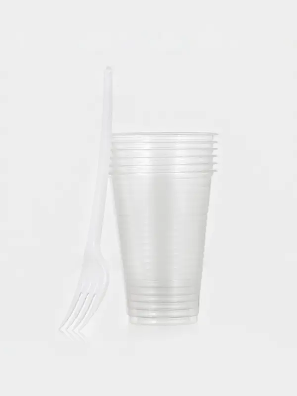 Набор пластиковой одноразовой посуды на 6 персон Не ЗАБЫЛИ! &laquo;Пикник&raquo;, тарелки d=20.5 см, стаканы 200 мл, вилки