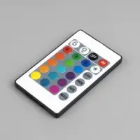 Гирлянда &laquo;Нить&raquo; 10 м, роса, IP20, серебристая нить, 100 LED, пульт ДУ, свечение RGB, USB