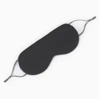 Маска для сна нейлон 22*10*1см с регул резинкой на уши серый накл ОТ