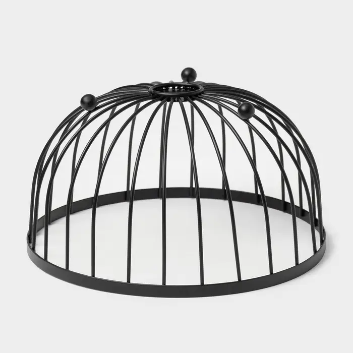 Фруктовница Доляна, 25&times;25&times;13.5 см, чёрная