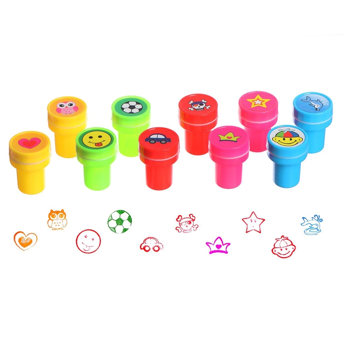 Печать цветная «Ассорти», набор 10 шт, МИКС Печать цветная «Ассорти», набор 10 шт, МИКС