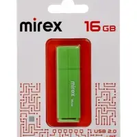 Флешка MIREX LINE GREEN 16 GB, USB, зелёная