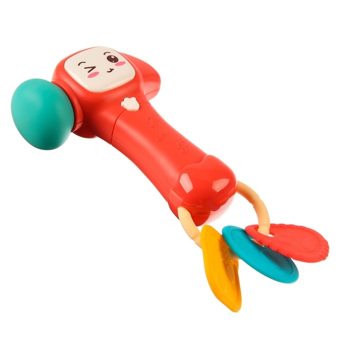 Музыкальная погремушка «Молоточек», светится, цвет МИКС, Крошка Я Музыкальная погремушка «Молоточек», светится, цвет МИКС, Крошка Я