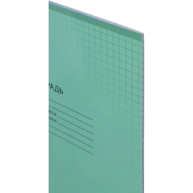 Тетрадь школьная А5, 18л клетка, Выбор есть зеленый 20шт/уп
