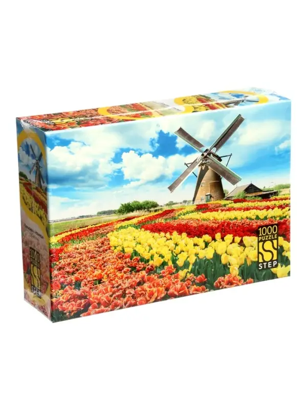 Пазл 1000 эл. "Мельница в тюльпанах" 79822