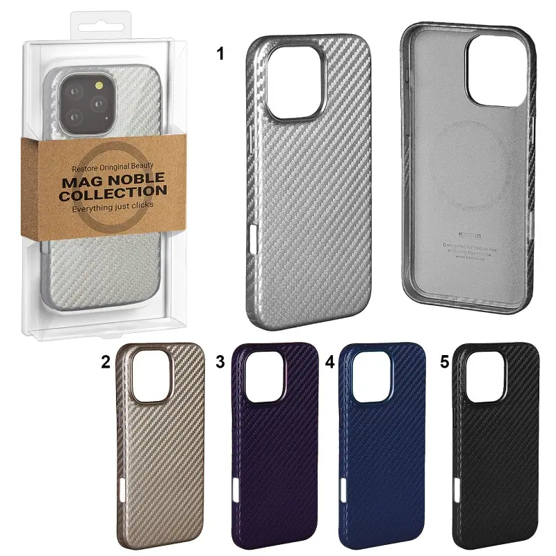 Чехол для iPhone 16 Pro Mag Noble Collection Carbon K-DOO