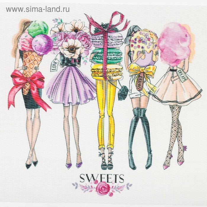 Салфетка на стол  Салфетка на стол "Girls sweets" 29*40 см