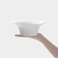 Тарелка глубокая Hanna Kn&ouml;vell, 900 мл, d=22 см, фарфор, белая