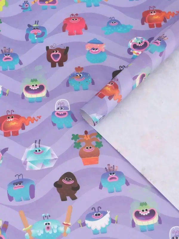 Бумага упаковочная крафтовая &laquo;Ум и Хрум&raquo;, 50&times;70 см