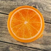 Контейнер для еды Доляна &laquo;Сочный фрукт&raquo;, пластик, 500 мл, оранжевый