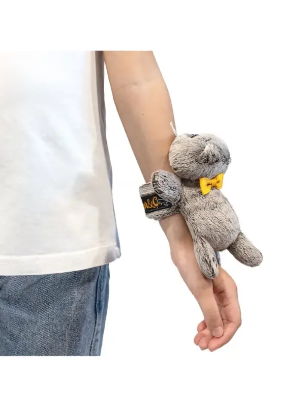 Мягкая игрушка на браслете &laquo;Кот Басик с бантиком&raquo;, 11 см