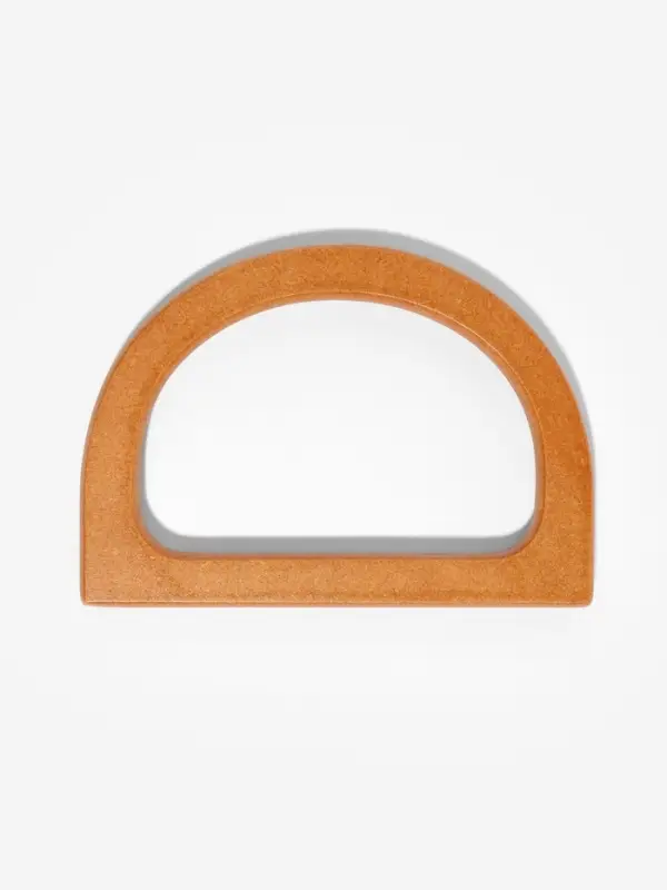 Ручки для сумки деревянные, 11.7&times;8.2 см, 2 шт., коричневые