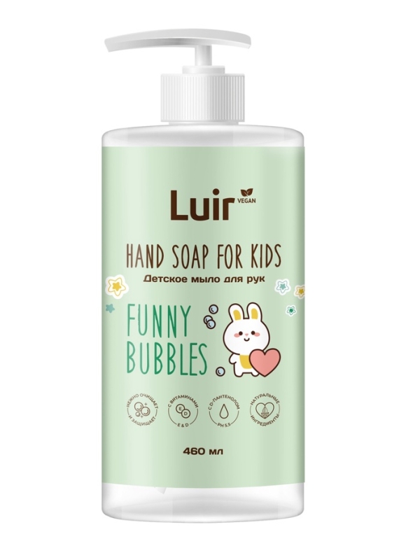 Мыло для рук Luir детское funny bubbles, 460 мл Мыло для рук Luir детское funny bubbles, 460 мл
