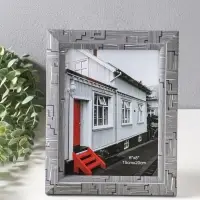 Фоторамка пластик 15х20 см "Моррис" тёмно-серый 23х18х2 см