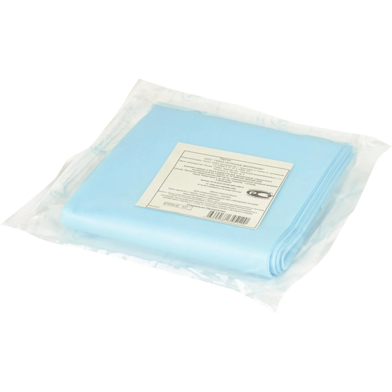 Простыня стер. 200х140см спанбонд лам. пл.40, 1шт/уп Tutami span L  Гекса