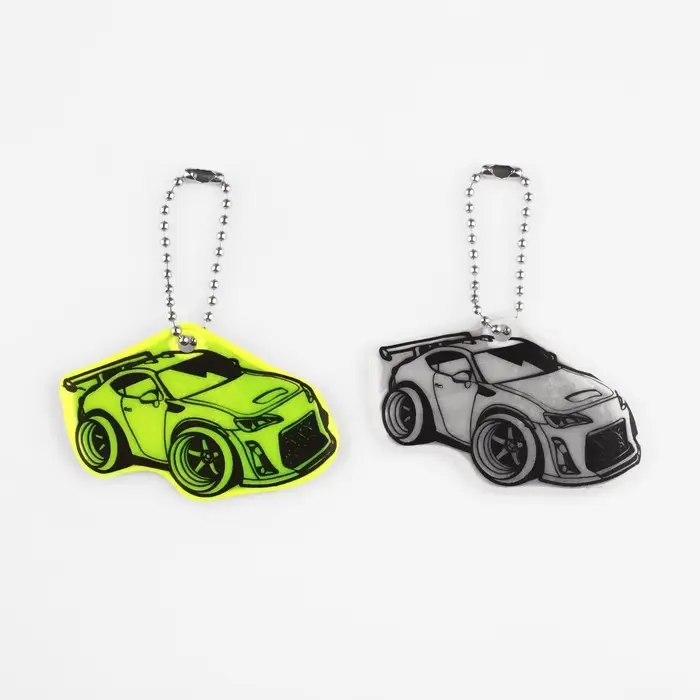 Светоотражающий элемент «Тачка», двусторонний, 4.1×6 см, МИКС Светоотражающий элемент «Тачка», двусторонний, 4.1×6 см, МИКС