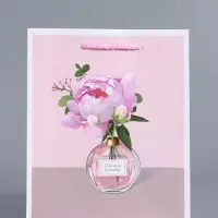 Пакет подарочный ламинированный "Счастья и любви" 18 х 22,3 х 10 см